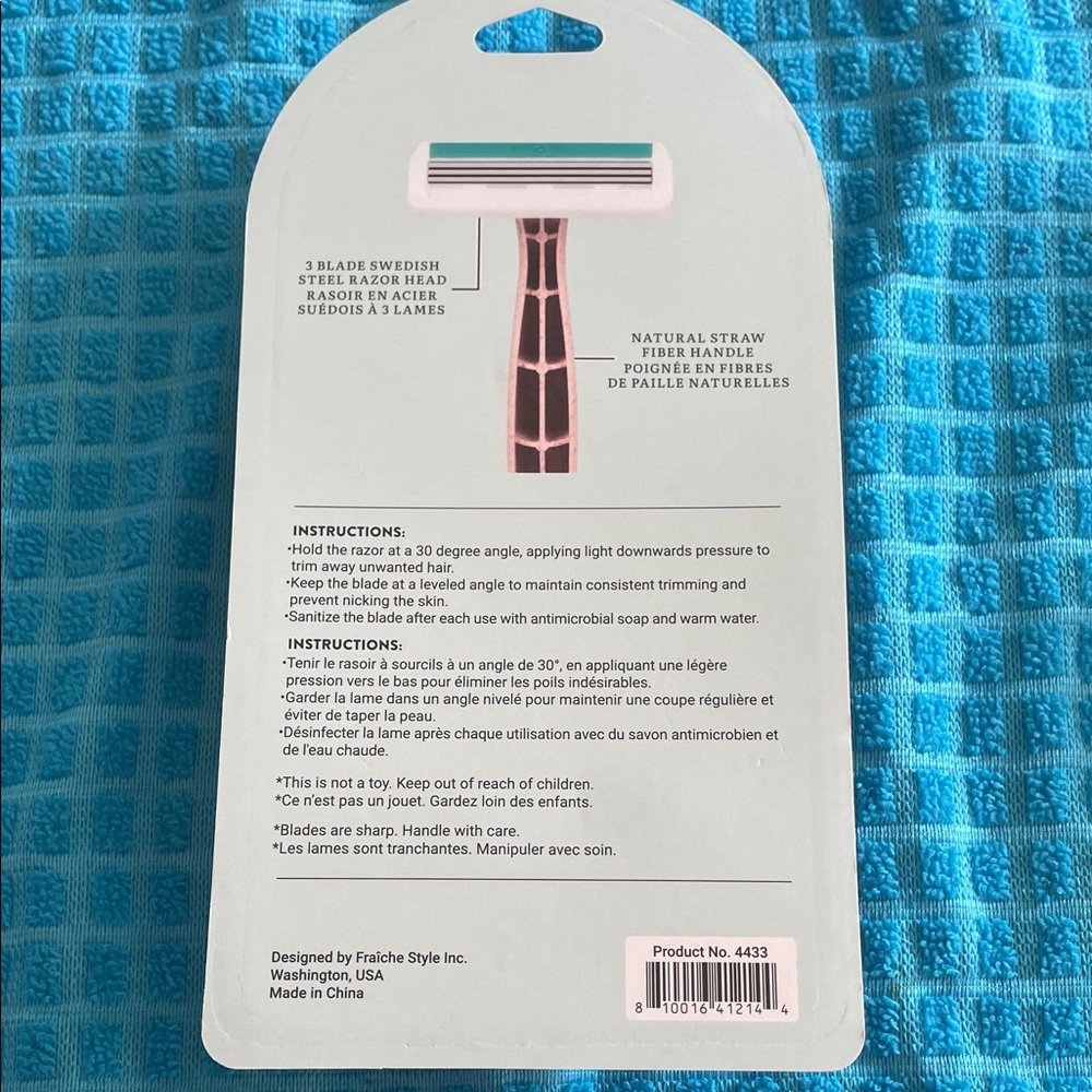 Fraiche Bio-Friendly 4-Pack Body Razors - Picture 2 of 2